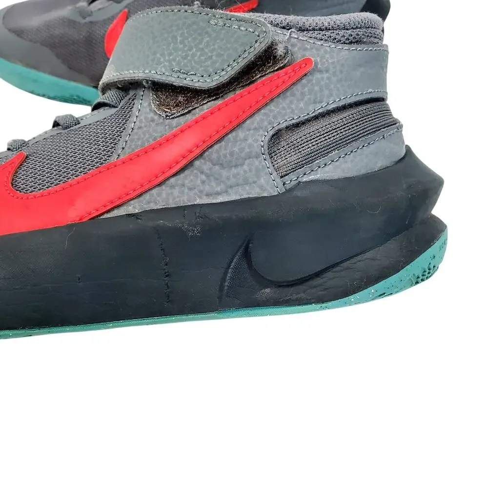Nike Team Hustle D 10 Flyease Smoke Gray Youth Size 5Y